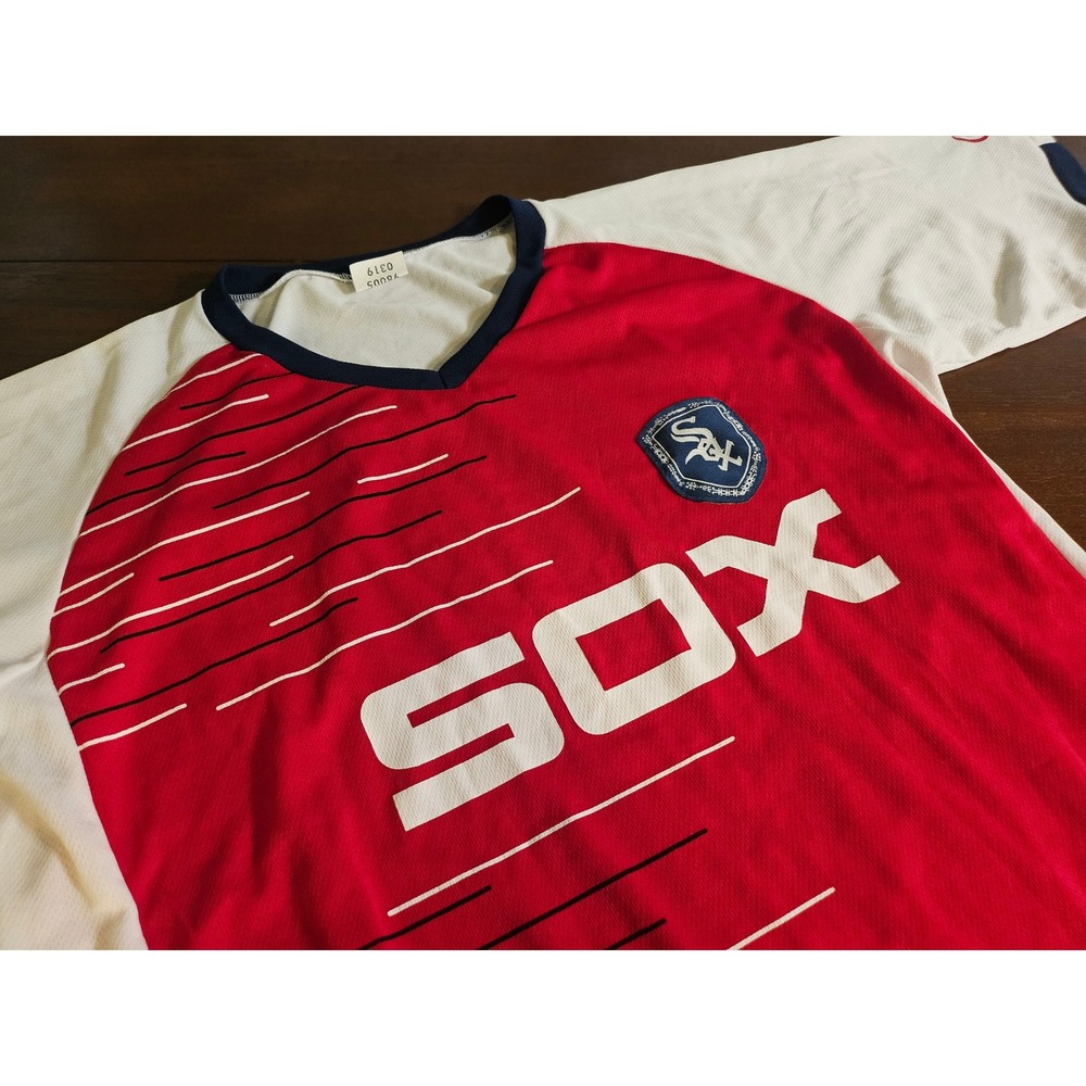 Associated Premium Chicago White Sox Jersey Adult XL Red White Los White Sox